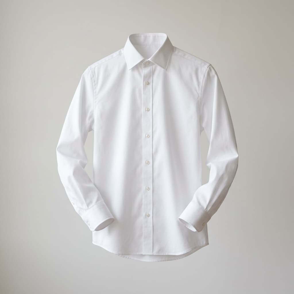 Crisp AdammClean White Dress Shirt